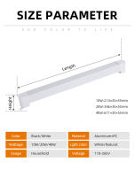 Lámpara De Techo LED Para Riel De Pista Completa Iluminación Focalizable Para Tienda De Ropa Y Hogar Fuente De Luz LED Incluida Vínculo Polido De Acero 85-265V - details 12