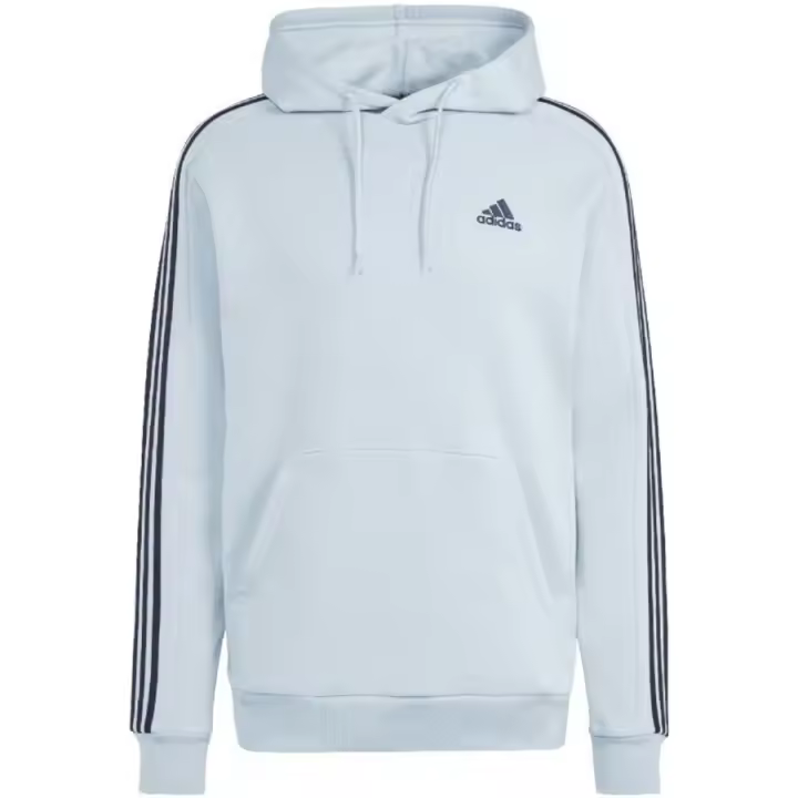 Adidas Essentials Fleece 3-Stripes Hoodie M IS0004 sudadera con capucha de la colección Essentials Fleece. Presenta las icónicas tres rayas de Adidas y un ajuste cómodo ideal para el día a día. - 1