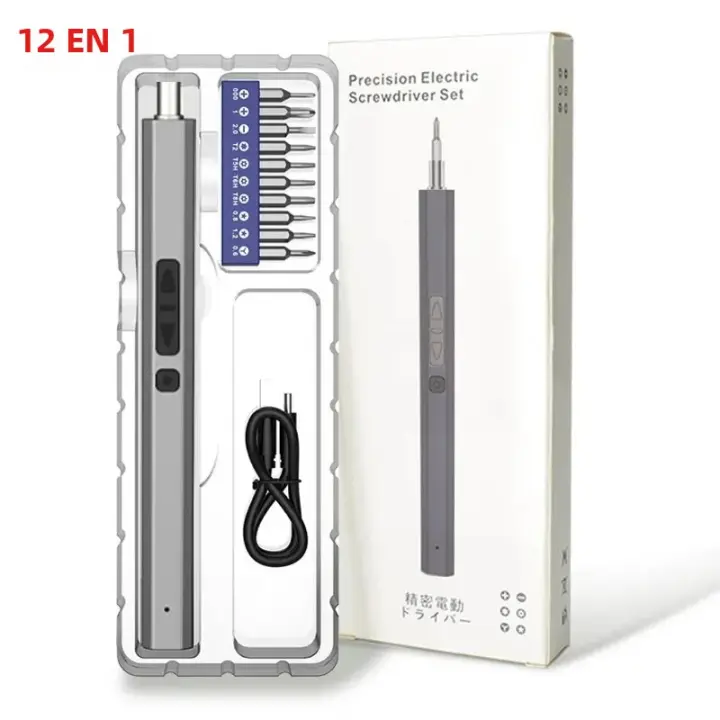 Set De Destornilladores Eléctricos 50 En 1 Con Bit Magnéticos Phillips Torx Herramienta Manual Profesional Con LED Y Tipo-C Para iPhone PC Juguetes - 1