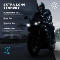 GEARELEC GX10 Intercomunicador Bluetooth Para Motocicleta Casco Headset 10 Conductores Sin Cable BT Interfono De Motocicleta Compartir Música - details 16