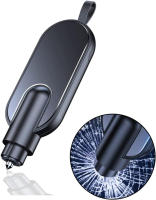 Martillo De Seguridad Para Coche Herramientas De Emergencia Para Romper Ventanas Y Cortar Cinturones Para Accidentes De Carretera Y Agua - details 0
