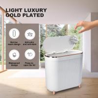 Bandeja De Papel Plástica Con Tapa De Presión, 12 Litros Para Baño Dormitorio Cocina Y Sala De Artesanías Reciclaje Ecológico - details 2
