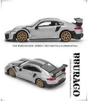 Modelo De Coche De Simulación Bburago 1:43 Porsche 911 GT2 RS Y Lamborghini Revuelto En Aleación Regalo Para Coleccionistas Y Niños Mayor De 7 Años - details 7