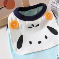 Chaleco De Perro De Algodón Azul Con Collar Redondo Para Teddy Bulldog Ropa De Gato Estilo Casual Primavera Verano - details 3