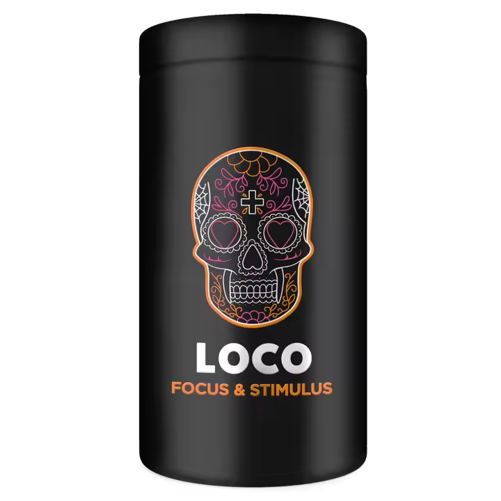 Loco Focus & Stimulus 120 cápsulas - ALLNUTRITION - AUMENTO DE ENERGÍA Y MÁXIMA CONCENTRACIÓN - 1