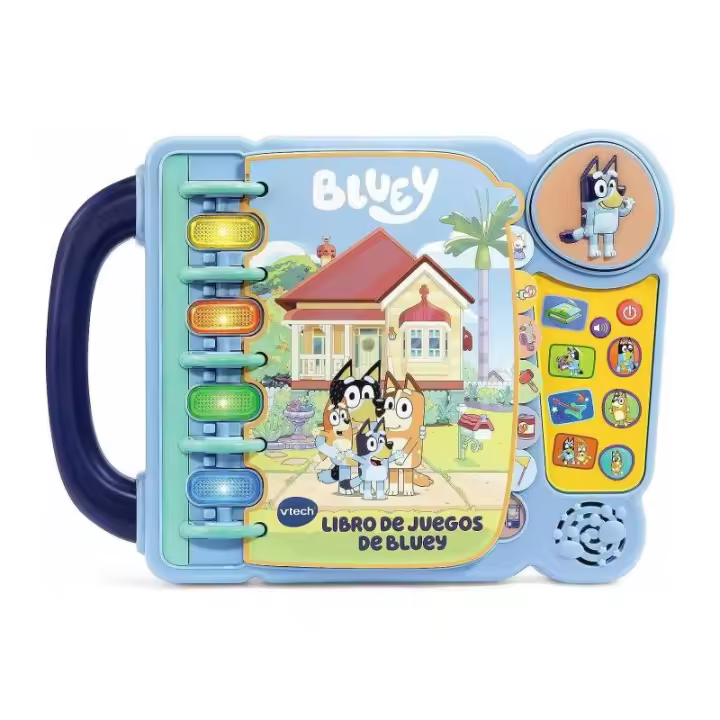 LIBRO EDUCATIVO DE BLUEY 4 MODOS DE JUEGO DE VTECH - 1