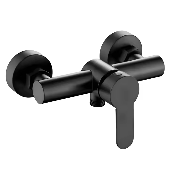 Grifo De Baño De Acero Inoxidable 304 Doble Control De Agua Caliente Y Fría Integrado En La Pared Estilo Contemporáneo - 1