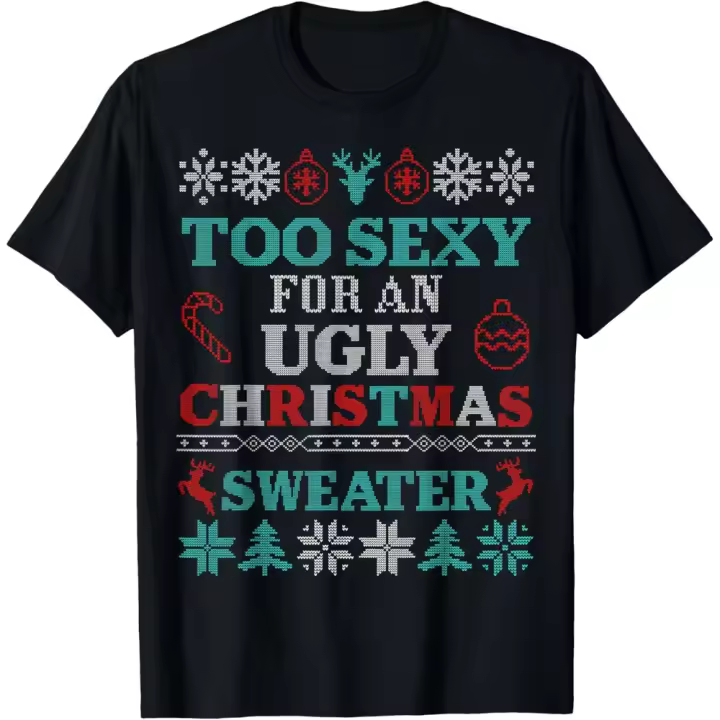 Camiseta de Manga Corta, 100% Algodón, Ropa Unisex para Hombres y Mujeres en 5 Tallas, Camiseta Negra, Cuello redondo con estampado. - 1