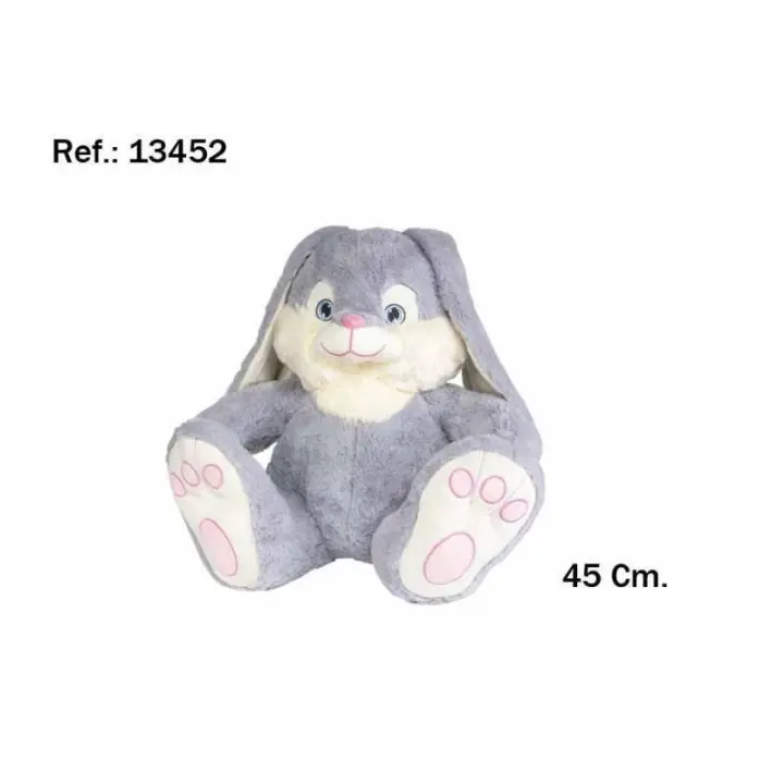 PELUCHE CONEJO PIES SIMPATICO 45CM DE ARTESANÍA BEATRIZ - 1