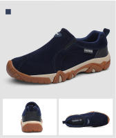 Zapatos De Cuero Para Hombre Casual Transpirables Mocasines De Senderismo No Slip Para Exterior Zapatos De Deporte Para Adultos - details 7
