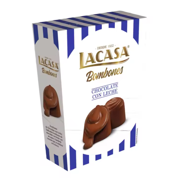 Lacasa Bombón Chocolate con Leche 72 G - 1