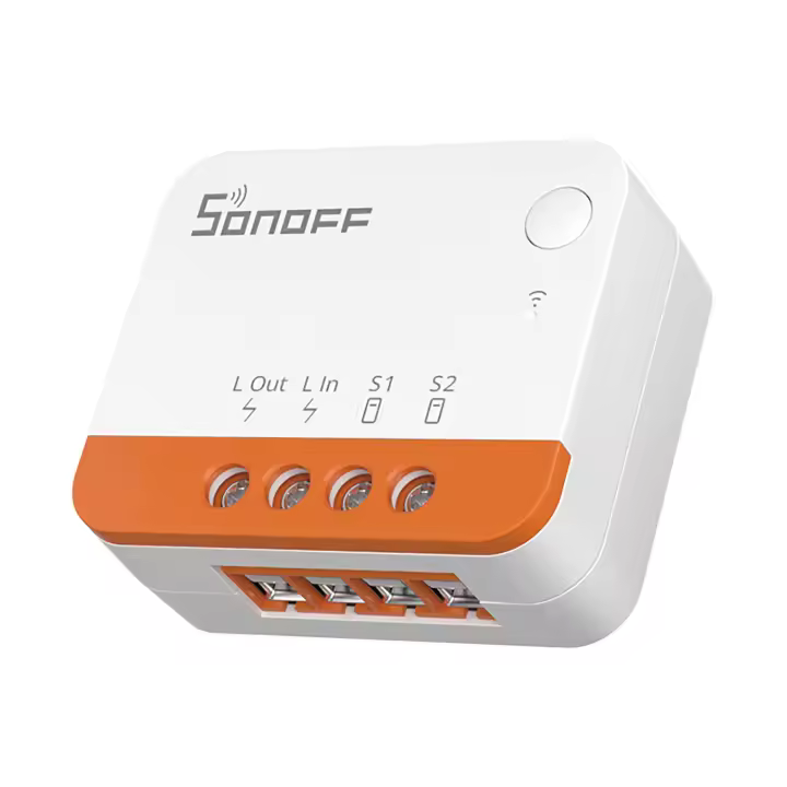 Sonoof interruptor inteligente extremo ZBMINI Zigbee (sin neutro), 6A, blanco - 1