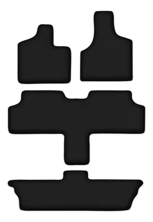 Alfombrillas CARLUX-SILVER para Chrysler Grand Voyager III 7 plazas (2001-2007) - 1