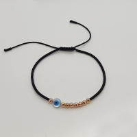 Pulsera De Concha Y Ojo Maléfico Con Semillas Miyuki Para Mujeres Y Hombres Joyería Sencilla Y Delgada Hecha a Mano Para Fiestas Aniversarios Regalos - details 2