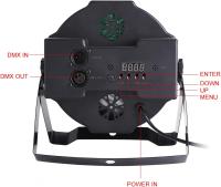 Luz de escenario RGB, 72W 36LED DMX512 RGB etapa luz fiesta disco lámpara con control remoto enchufe de la UE 110V ~ 240V etapa punto de luz para uso doméstico M-Clubs - details 3