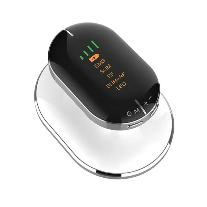 Máquina Adelgazamiento Corporal por Radiofrecuencia - Dispositivo Modelado Ultrasónico - Masajeador Celulitis - Pérdida Peso - Quemagrasas - Terapia Luz LED EMS - 1