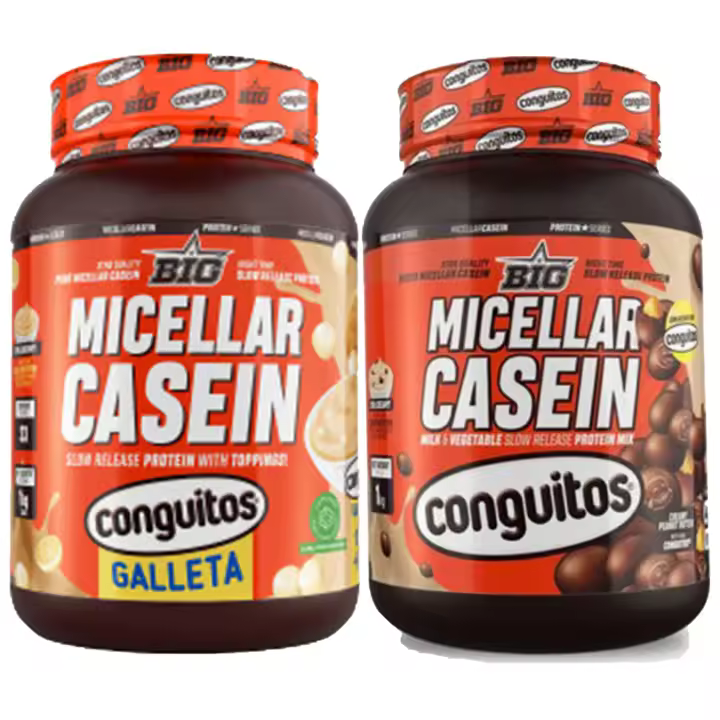 Pack Conguitos Galleta White - Caseína micelar 1 kg Y Conguitos Dark - Caseína micelar 1 kg - 1