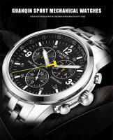 Reloj Métrico Para Hombre GUANQIN 2025 Lujo Automático Multifuncional Resistente Al Agua Con Marcas Arábigas Y Cristal De Zafiro - details 0
