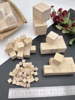 Cubos De Madera Descompuestos De 5 Tamaños Grandes/Pequeños Para DIY Manualidades Y Creación De Puzzles Decoración Del Hogar - details 0