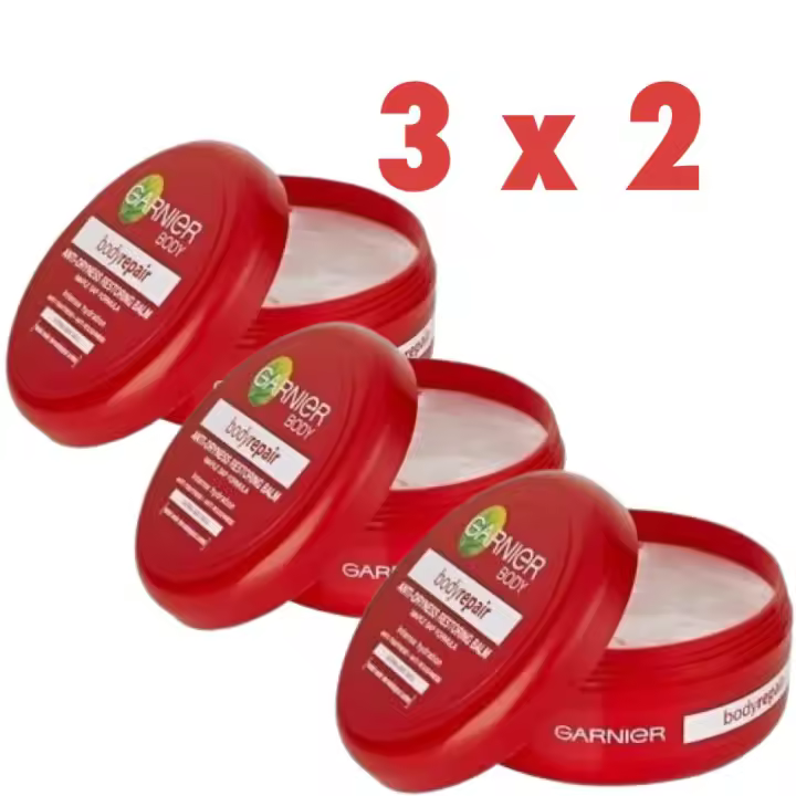 PROMOCIÓN 3 x 2 GARNIER BODY REPAIR CREMA HIDRATACIÓN INTENSIVA PIEL EXTRA SECA 200 ml x 3 unidades - 1