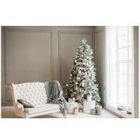 MEJORADA Árbol de Navidad Automontable Flocado con Copos de Nieve Abeto Nevado 150-210cm C/Soporte Metálico - details 6