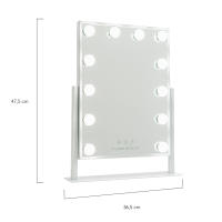 Flamingueo Espejo Maquillaje con Luz - Espejo Tocador 12 LED Tocador de Maquillaje con Luz 3 Modos Vanity Mirror Espejo Led Maquillaje Regulable - details 6