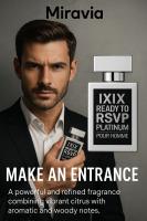 2 Unidades IXIX READY TO RSVP PLATINUM Eau de Parfum pour homme 100ml Montage Brands Fragancia inspirada en otros perfumes Colonia Perfume Hombre - details 0