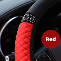 Cubierta De Volante De Coche Suave Con Trenzado Para 37-38 CM Antideslizante Con Anillo Interior Accesorio De Estilo Para Volante - details 6