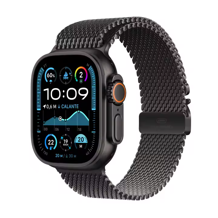 Apple Watch Ultra 2 OLED 49 mm Digital 410 x 502 píxeles Pantalla táctil 4G Banda GPS (satélite) negra - 1