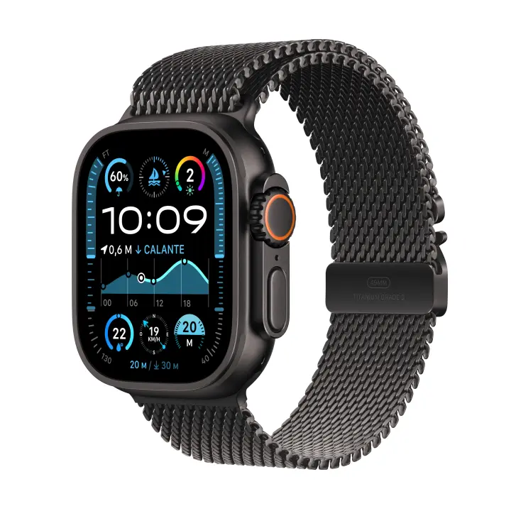Apple Watch Ultra 2 OLED 49 mm Digital 410 x 502 píxeles Pantalla táctil 4G Banda GPS (satélite) negra - 1