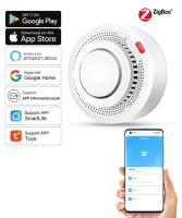 Detector De Fuma Inteligente Tuya Zigbee Con Alarma De 85dB Y Alertas En Tiempo Real Por App Para Casa/Oficina Instalación Fácil Y Bajo Consumo - details 0