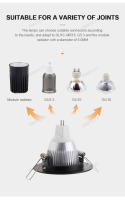 Soporte De Lámpara MR16 GU10 GU5.3 Cuerpo De Hierro Marco Con Base Socket GU10 MR16 Para Iluminación De Techo Spot - details 4