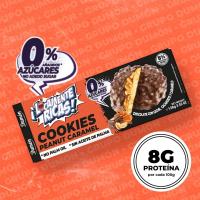 Cookies Locamente Chocolate con Leche, Cacahuete y Caramelo  128g  Packs 4  0% Azúcares  Dumon - details 1