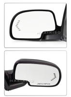 Espejo Retrovisor Para GMC Cadillac Chevy Silverado 1500 2003-2007 Lado Conductor / Pasajero Vidrio Con Señal De Giro Calentado Placa De Señal De Giro - details 7