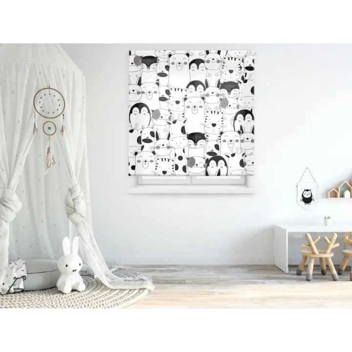 HAPPYSTOR  Estor Enrollable Traslúcido Estampado Digital Infantil HSCI28016 - 1
