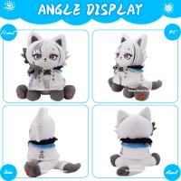 Peluche Genshin Impact Kazuha Arlecchino Furina Gato Anime Kawaii Relleno De Algodón PP Regalo De Cumpleaños De Halloween Para Niños Y Adultos - details 4