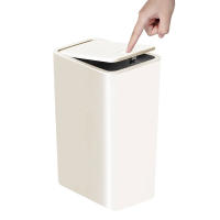 Bandeja De Basura Con Tapa Espaciosa Para Baño Cocina Dormitorio Sala De Estar Plástico Ecológico Pequeño Con Brecha Recolección De Residuos Para El Hogar - details 8