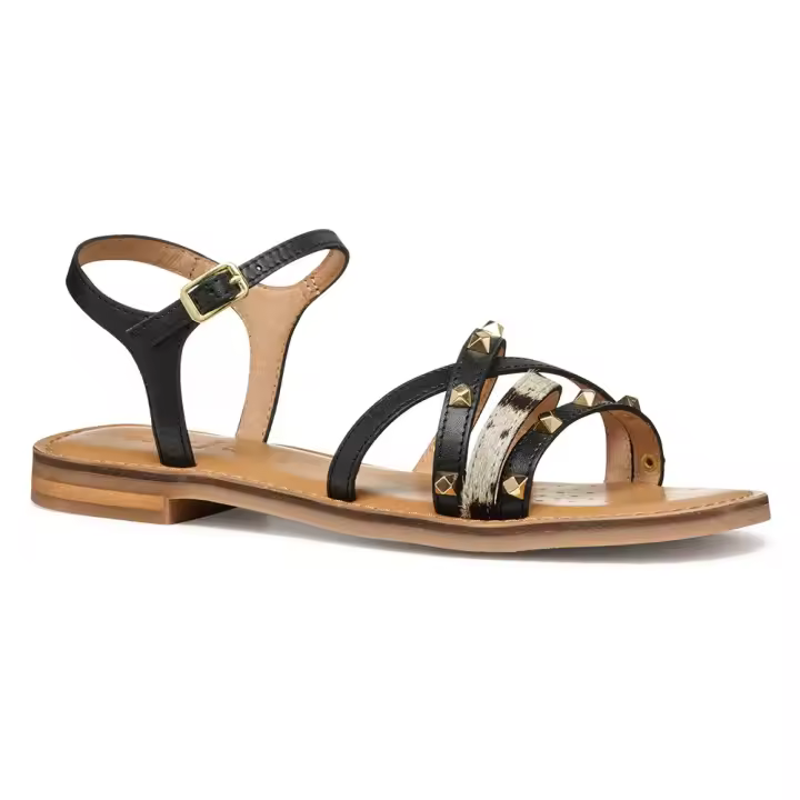 Calzado mujer Sandalias Geox Sandalias Maddalusiac D Negro - 1