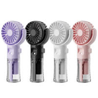 Ventilador Portátil Mini Con Humidificador USB Recargable Para Viajes Y Exteriores Pequeño Y Portátil Con Nieve De Agua - details 10