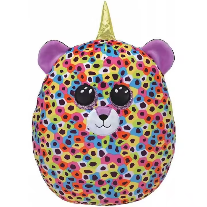 TY Monedero de Felpa Ty Squish a Boo Giselle Leopardo Suave y Esponjoso Diseño de Leopardo - 1