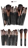 Juego De 13/22 Pinceles Profesionales De Maquillaje Herramientas Para Sombra De Ojos Línea De Ojos Y Cosméticos Set De Pinceles De Maquillaje Para Hogar Y Viaje - details 11