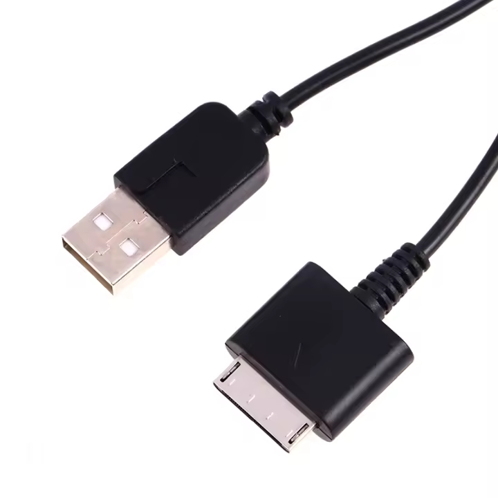 Cable De Carga Y Transferencia De Datos USB Para PSP Go Accesorio De Consola De Juegos 1m 2 En 1 Repuesto Original De China - 1