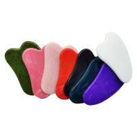 Piedra De Masaje De Cuarzo Rosa Natural Gua Sha Para Rostro Y Cuello Herramienta De Cuidado De La Piel Lifting Y Eliminador De Arrugas - details 3