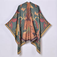 Estilo Pastoral para mujer, chal de viaje, capa Yunnan, Nepal, viaje, ropa exterior cálida, bufanda para fotografía, cárdigan - details 5
