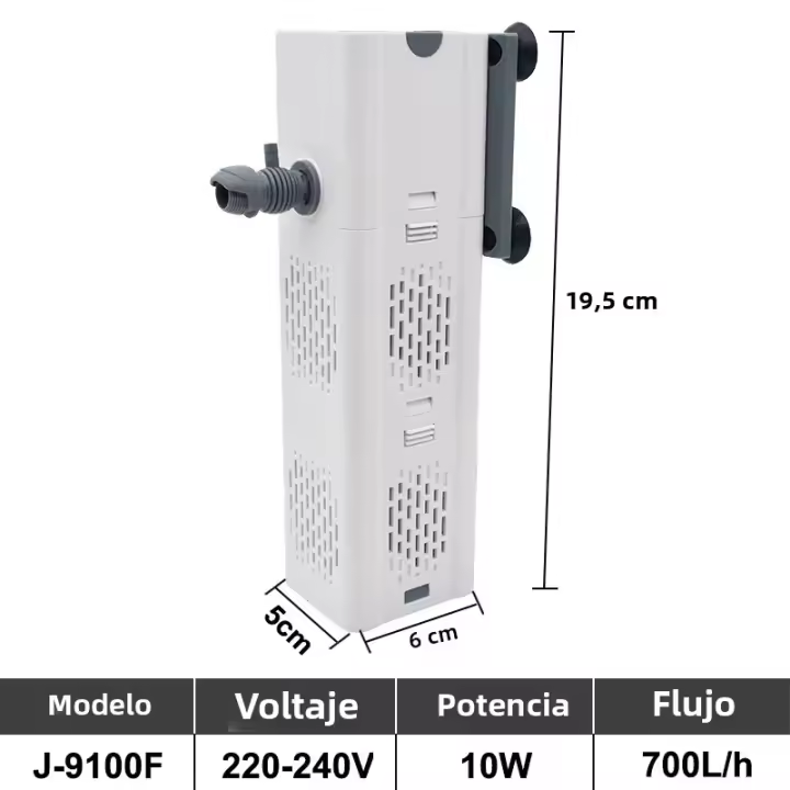 Bomba De Oxygenación Silenciosa Para Acuario Interior Submersible Aerator De Agua Con Generador De Ondas 220V Para Tanque De Peces - 1