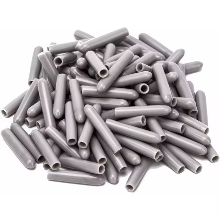 120 tapas para lavavajillas, cubierta protectora de PVC de 3MM de diámetro interior, cesta para platos, 325mm (gris) - 1