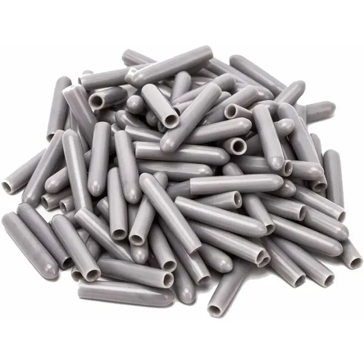 120 tapas para lavavajillas, cubierta protectora de PVC de 3MM de diámetro interior, cesta para platos, 325mm (gris) - 1