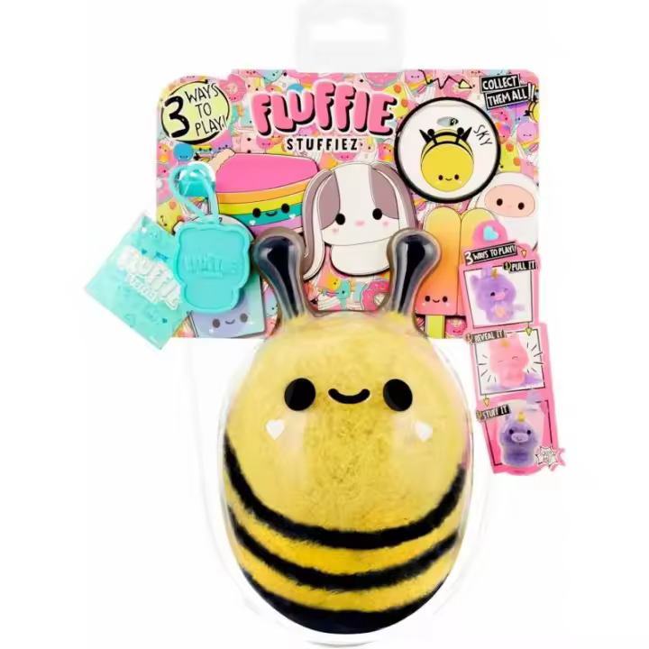 Mga PELUCHE FLUFFIES STUFFIEZ ABEJITA - Juego Interactivo - Peluche Personalizable - 1