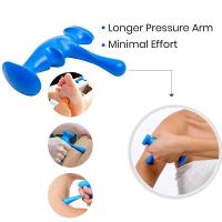 2Pcs Herramienta De Masaje Manual Profundo Para Puntos Trigéminos Y Acupuntura Eje Corporal Ahorrador De Quemazón Para Cuerpo Piernas Espalda Salud - details 2