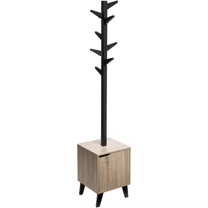 Perchero de Pie N'Modul 8 Barillas y Puerta 35x159 cm - 1